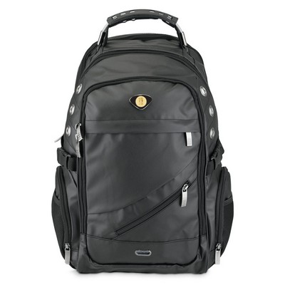 Executive Backpack W/ Gold Medallion