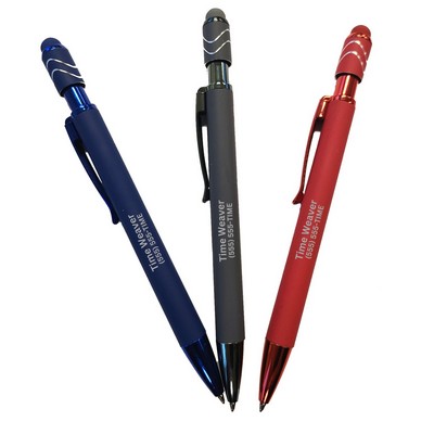 Spin Top Pen w/ Stylus