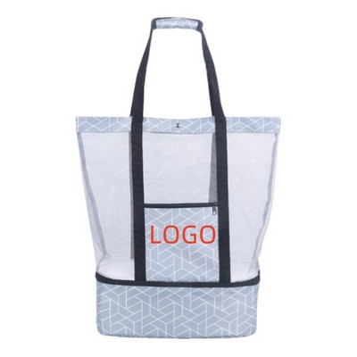 Double Camping Outdoor Beach Bag With Cooler Compartment
