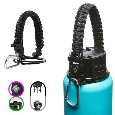 Paracord Flask Tumbler Rope Bottle Holder
