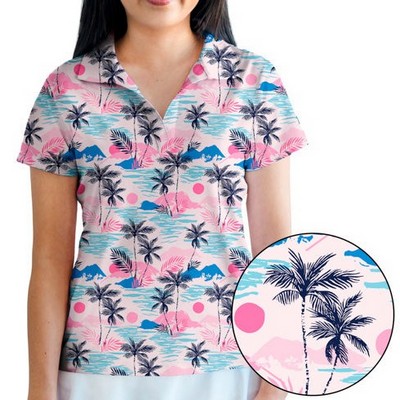 Women's Golf Polo - Sunset Swing