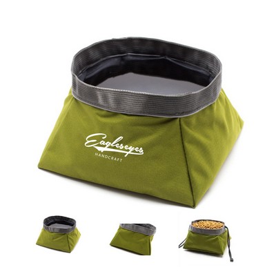 Fabric Foldable Travel Pet Bowl