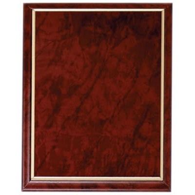 Improved Marble Finish Plaque with Gold Cove Edge