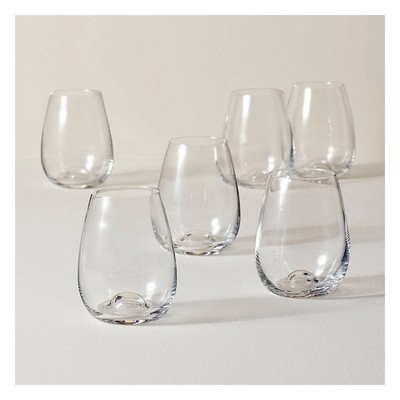 Lenox Tuscany Classics Stemless Wine Glass Set, Buy 4 Get 6