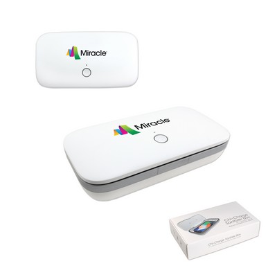 Chi-Charge UV-C Phone Sanitizer Box with Wireless Charging Station