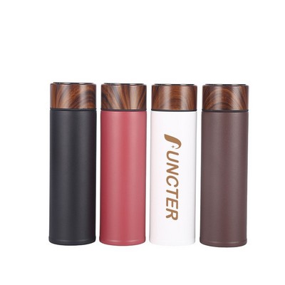 Wooden Lid for Stainless Steel Insulated Water Bottle 13 oz.