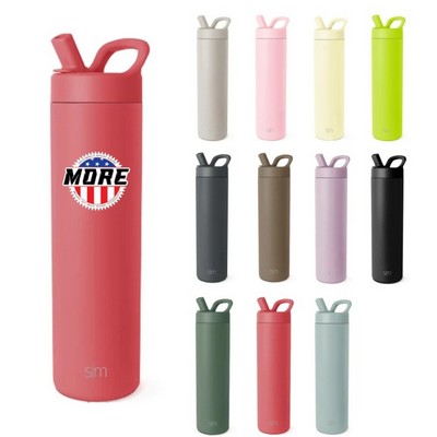24 Oz. Simple Modern® Mesa Water Bottle w/Manuel Straw Lid