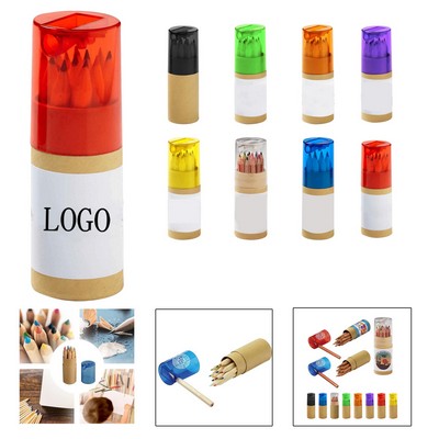 12 Colored Pencil Set Tube