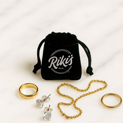 Drawstring Jewelry Bag)2.8"W x 3.5"H)