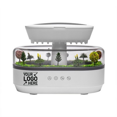 White Noise Zen Raining Cloud Night Light Essential Oil Diffuser