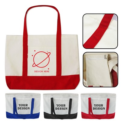 Customizable 16oz Thick Canvas Bags With Moq 100pcs