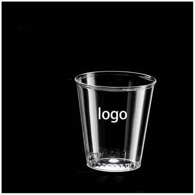 Premium Transparent Hard Plastic Cup for Airline Use
