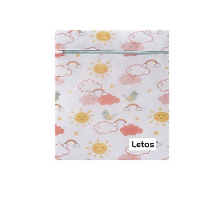 24x24 Inch Zippered Fine Mesh Laundry Bags Laundry Wash Bags for Delicates-Woven Label