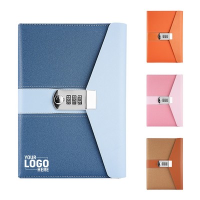 Business Password Lock Notebook