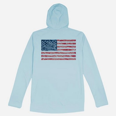 Men's Solar long sleeve Hoodie with front and back sided sublimation prints