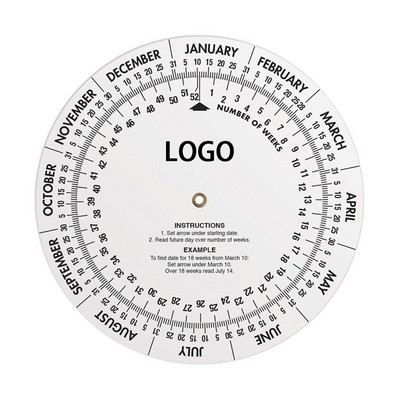 Plastic Date Finder Wheel Calculator