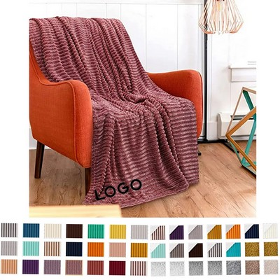 60 Inches x 80 Inches Fleece Throw Blanket