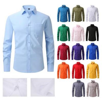 Men'S Shirt Business Multi-Colored Formal Professional