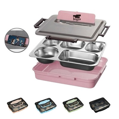 Square Compartmentalized Lunch Box