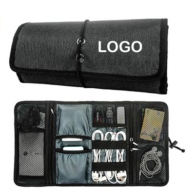 Roll Up Digital Accessories Storage Bag