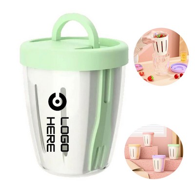 Double-Layer Draining Salad Cup