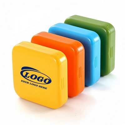 2-Section Slide Pill Case for Meds & Supplements