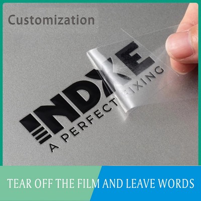 Crystal Label Sticker 2x1"
