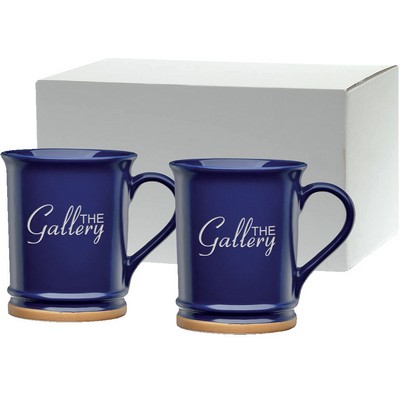 17 Oz. Etched Allure Collection Ceramic Mug Gift Set