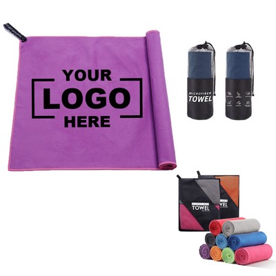 Double-Faced Fleece Quick-Drying Sports Towel Microfiber
