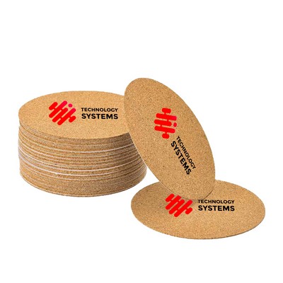 Round Cork Heat Resistant Coaster