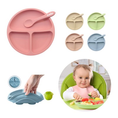 Food-Grade Silicone Kids Plate