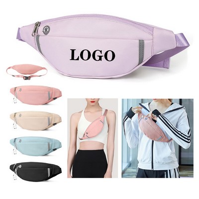 Active Travel Waist Pack with Built-in Headphone Port