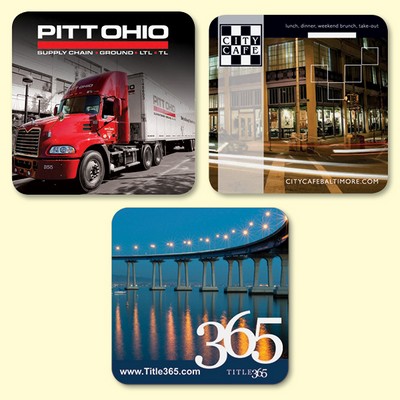 Vynex® DuraTec® 4"x4"x1/8" Hard Surface Drink Coaster