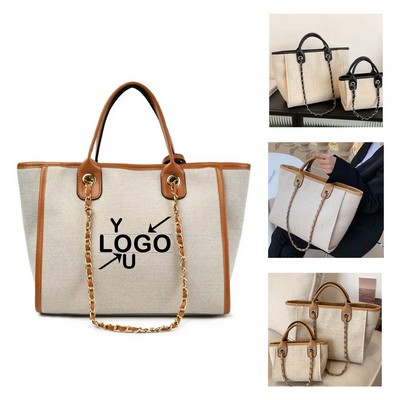 2 Piece Stylish Large Tote Set