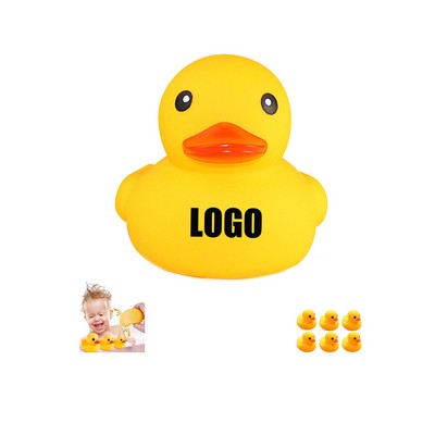 Water Playing Little Yellow Duck