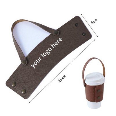 Pu Leather Coffee Cup Holder