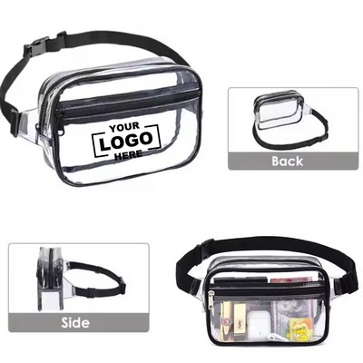 Clear PVC Transparent Fanny Pack (Stadium Approved)