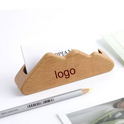 Wood Business Card Holder