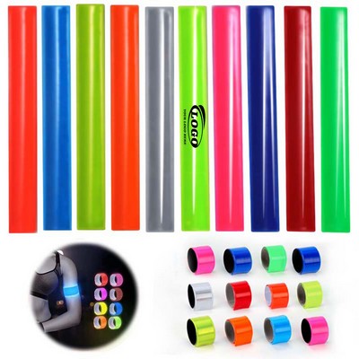 PVC Reflective Snap Bracelet for Night Running Safety