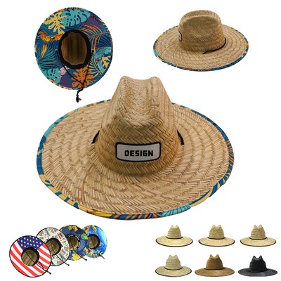 Customizable Straw Sun Hat
