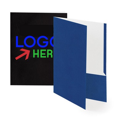 Full Color Letter Size 9" X 12" Presentation Folder -2 Pockets
