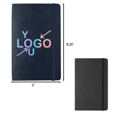 Large Hard Cover Dual Layout Notebook