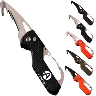 Folding Safety Knife Keychain