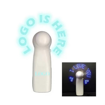 LED Customized Text Glowing Fan