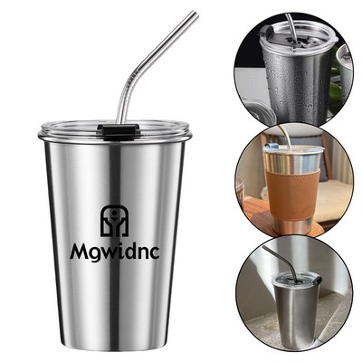 304 Single Layer Stainless Steel Juice Cold Drink Beer Cup