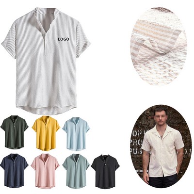 Men's Striped Summer Shirt