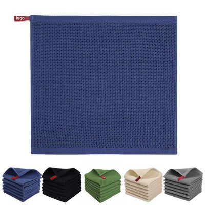 100% Cotton Waffle Towel With Embroidery