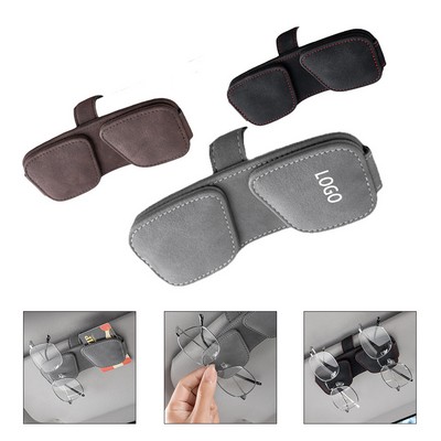 Universal Visor Clip Organizer for Glasses & Cards