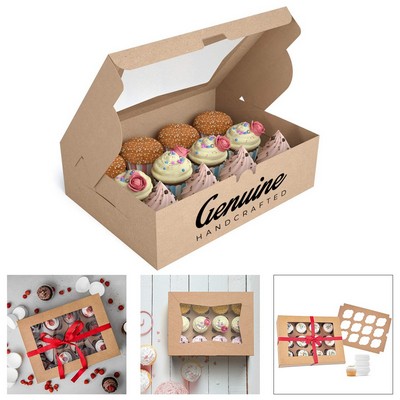 Kraft Brown Cupcake Box