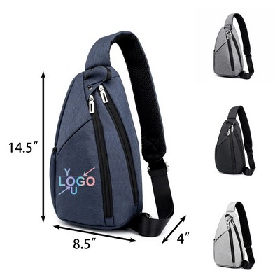 USB Charging Crossbody Bags for Shoulder or Chest